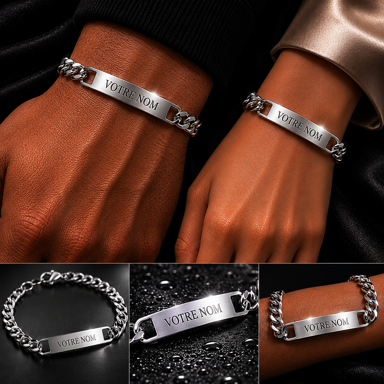 Gravure Royale™ - Votre Bracelet Personnalisé