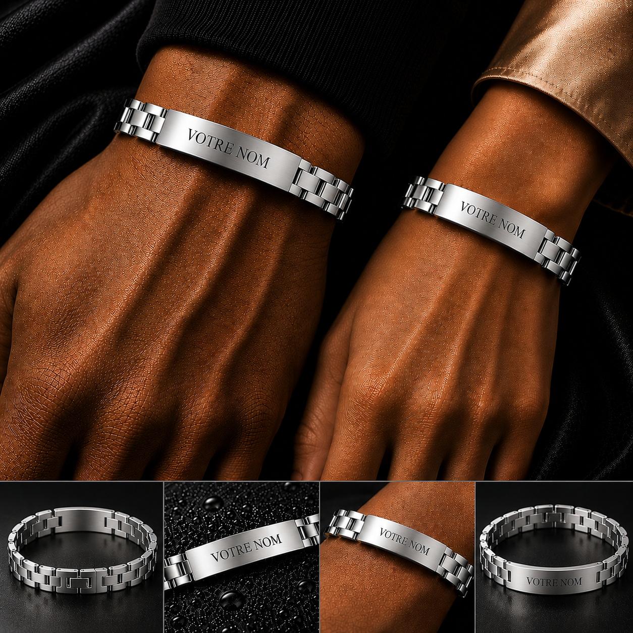 Gravure Royale™ - Votre Bracelet Personnalisé