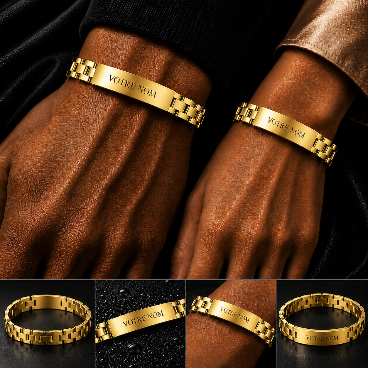 Gravure Royale™ - Votre Bracelet Personnalisé