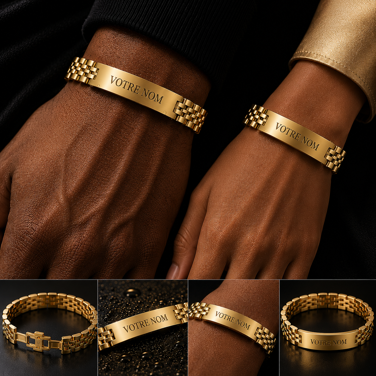 Gravure Royale™ - Votre Bracelet Personnalisé